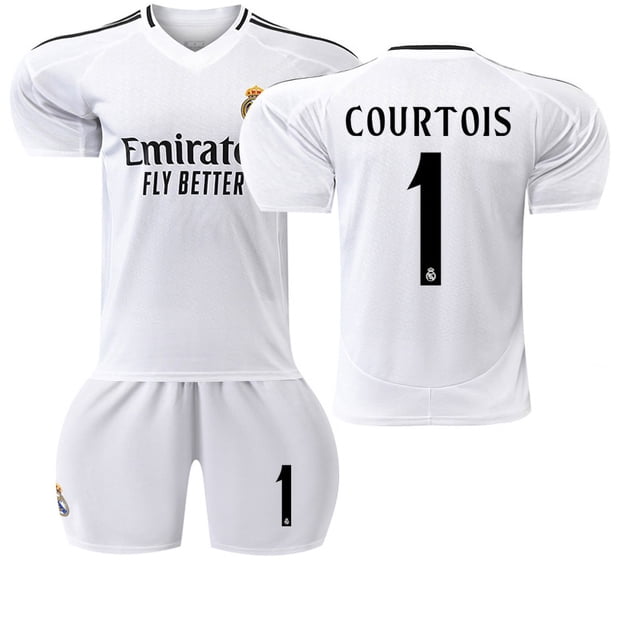 Maillot de Soccer pour Garçons et Filles, COURTOIS 1 RODRYGO 11 VINI JR.7 MODRIC 10