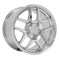 thumbnail image 3 of OE Wheels CV04 17 Inch Rims Fit Corvette C5 Z06 Style 5x120.65 17x9.5 / 18x10.5 Chrome - Hollander 5123 (Set of 4), 3 of 5