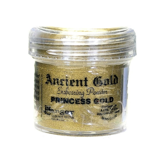 Embossing Powder princess gold, 1 oz., jar (pack of 3)
