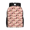 thumbnail image 1 of Fotbe Dachshund Couple Mochila de Viaje para Laptop, Mochila Ejecutiva Delgada y Resistente 15.6", 1 of 8