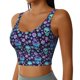 thumbnail image 2 of Fotbe Funny Skull Flower Sujetador Deportivo Largo sin Aros para Mujer con Almohadillas y Soporte Medio, Transpirable y Absorbente, Camiseta Tipo Chaleco o Tank Top-Small, 2 of 8
