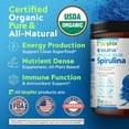 thumbnail image 2 of biophix Blulina Organic Blue Spirulina Powder 10 oz 283.5 g - Rich in Nutrients - Superfood Supplement - Natural Blue Pigment, 2 of 9