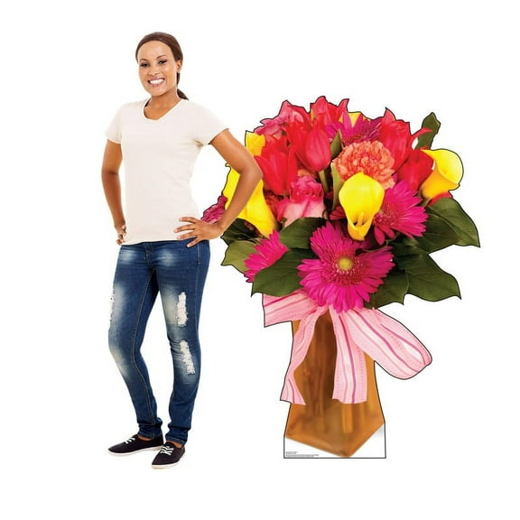 Bouquet of Flowers Cardboard Cutout