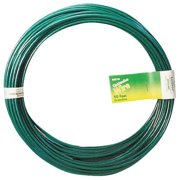 MIDWEST FASTENER 11268 Clothesline, 50 ft L, Steel, Green