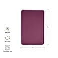 thumbnail image 5 of KitchenAid Classic Plastic Cutting Board with Trench, Non-Slip Edges, Dishwasher Safe, 12x18, Beetroot, 5 of 6