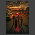 thumbnail image 2 of Netflix Men's Stranger Things Four Friends Rift Apocalypse Poster Sweatshirt Charcoal Heather 3X Large, 2 of 4