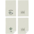 thumbnail image 2 of Green Eucalyptus Leaf Kitchen Towels Dishcloths Set of 4, Love Sweet Home Decorative Absorbent Drying Cloth Hand Towels Tea Towels for Bathroom Kitchen,18x26 Inch, 2 of 5