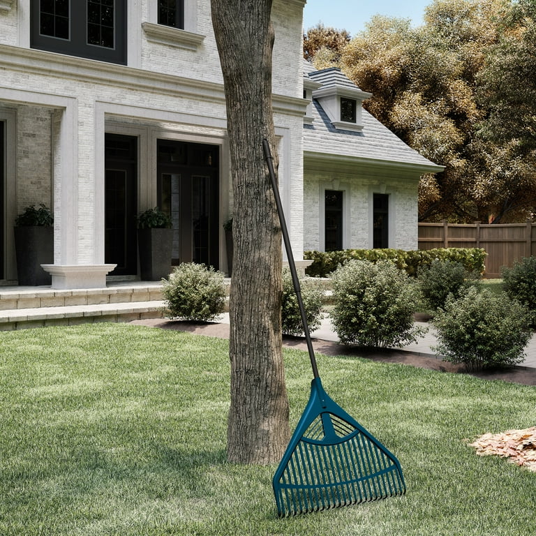 Suncast, Telescoping Leaf and Landscaping Plastic Garden Rake, 24