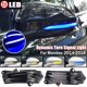 thumbnail image 2 of Luz LED dinámica para espejo retrovisor lateral de coche Mondeo MK5 2014-2019, luz de señal de giro, luz intermitente azul y negra, 2 of 5