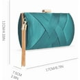 thumbnail image 2 of Womens Evening Clutch Bag Designer Evening Handbag Hand Bag,Lady Party Wedding Clutch Purse, 2 of 9