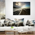 thumbnail image 4 of Designart Surreal Atlantic Ocean Coast - Seashore Photo Throw Pillow - 18x18, 4 of 5