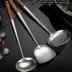thumbnail image 3 of Kitchen Utensil Set - Wok Spatula, Skimmer Ladle, 17" Cooking Tool for Woks, 3 of 5