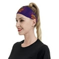 thumbnail image 3 of Daiia Mardi Gras2 printed Men's Performance Headband,Sports Headbands,Moisture Wicking Workout Headband, 3 of 9