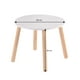 thumbnail image 2 of Mesa Infantil De Madera Redondeada Circular Natural Blanca Duduk Mesa Natura Circular Blanca, 2 of 3