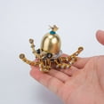 thumbnail image 5 of Steampunk Octopus 3D Metal Puzzle DIY Assembly Model Kit,100+PCS Marine Creature Brain Teaser Creative Handmade Project for Teens and Adults, 5 of 9