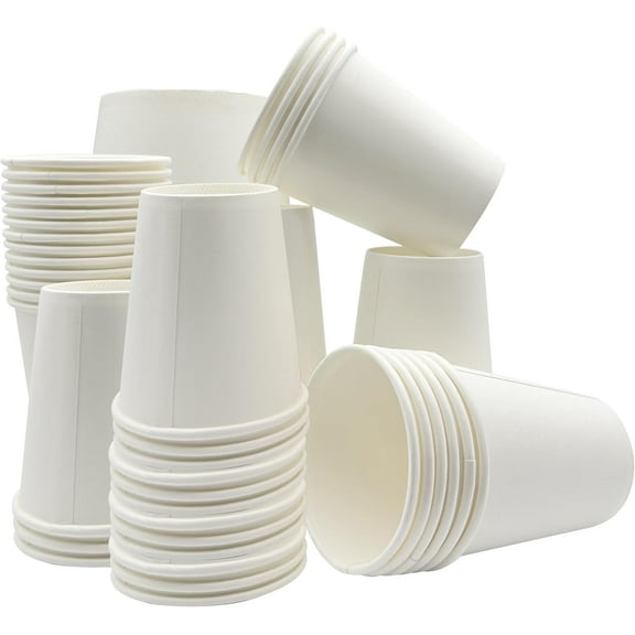 Three Leaf 16 oz. Paper Single Wall Cups, (White) 1000 ct. (20 packs of 50)