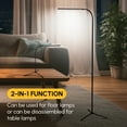 Homchum Adjustable LED Floor Lamp Tall Standing Bright Dimmable Modern