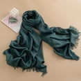 thumbnail image 2 of Cekizud Scarves for Women Elegant Solid Thin Silk Scarf All Season Air Conditioner Shoulder Shawl, 2 of 3