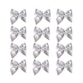 thumbnail image 1 of Pack of 12 Christmas Bows 12*15 cm Christmas Tree Bows Christmas Glitter Bows Glitter Christmas Tree Decoration Decoration Gift Christmas Decoration Bows for Christmas Tree Gold, 1 of 9