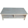 International Concepts Shaker Coffee Table with Divider