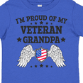 thumbnail image 4 of Inktastic I'm Proud of My Veteran Grandpa Boys or Girls Toddler T-Shirt, 4 of 5