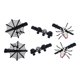 thumbnail image 1 of 6 piezas pinzas para el cabello de Halloween góticas grandes pinzas para el cabello para mujeres Spooky Alligator Duckbill horquillas para Negro Sunnimix  Pinzas para el pelo de Halloween, 1 of 8