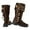 Brown, variant on Christmas Santa Claus Boots for Men Wide Santa Combat Boots Xmas Accessory
