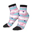 thumbnail image 2 of Bingfone Flamingo1 Design Patterned Men'S Women'S Casual Cotton Socks, 2 of 9