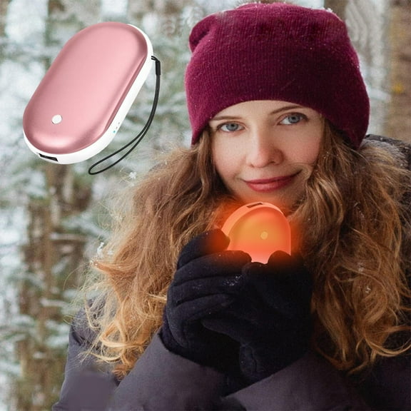 Fmbmuo Space Heater Rechargeable Hand Warmer 2400mAh Portable USB Hand Warmer Heater Reusable Pocket Warmer Gift for Men Women Outdoor