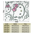 thumbnail image 2 of Hello Kitty Throw Blanket, Cozy Flannel Blankets For Boys Girls, Super Soft Warm Blanket For Couch Sofa Bed, 2 of 9