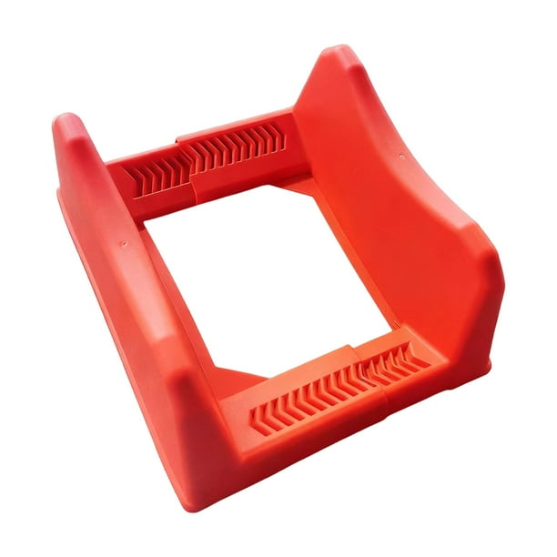 Soporte para exhibición de neumáticos de automóvil, almacenamiento de llantas, resistente, versátil, bandeja para neumáticos organizada. Rojo