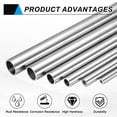 thumbnail image 3 of 304 Stainless Steel Tube, 19mm ID 25mm OD 250mm Length Straight Metal Pipe Tubing, 3 of 6
