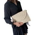 thumbnail image 5 of Douhoow Women Fashion Crossbody Envelope Bag Elegant Straw Handbag Clutch Summer Beach Shoulder Bag, 5 of 9