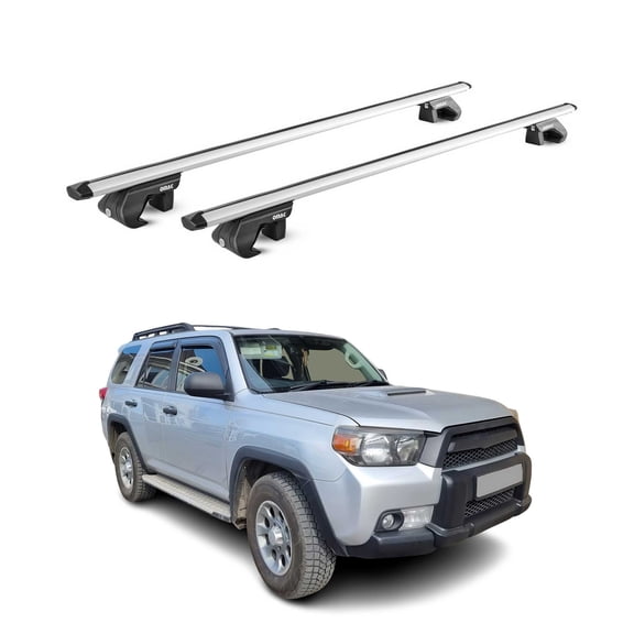 OMAC Roof Rack Cross Bars Fits Toyota 4Runner 2010-2024 Silver Luggage Carrier 2 Pcs