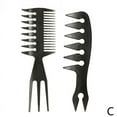 thumbnail image 1 of EKIDAZB 2 PCS Slicked-Back Professional Styling Comb Anti-Static Hair For Men Brush S6T5, 1 of 9