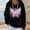 thumbnail image 2 of YEJIMAN Hoodies for Women Trendy Kind Mind Wear Breast Cancer Tee In We Sweatshirt Winter Fashion Clothes, 2 of 3