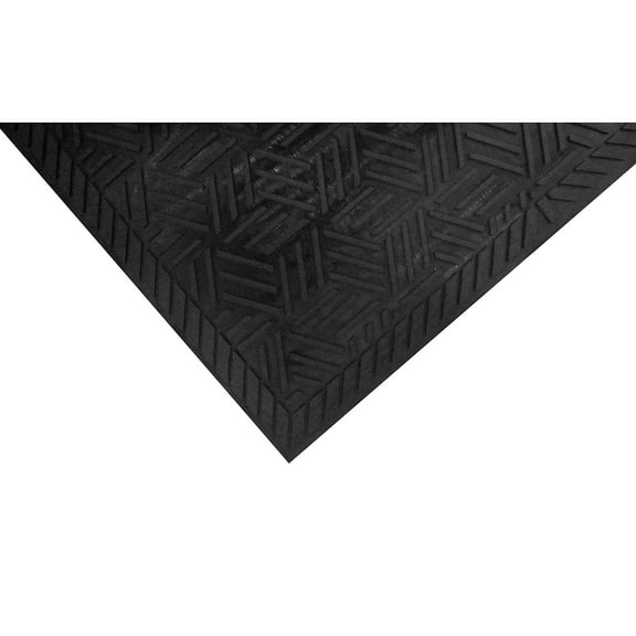M   A Matting M A Matting SuperScrape Plus Scraper Mat 56" x 35" Black (5558035100)