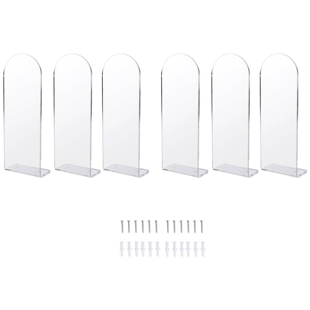 Expositor flotante para zapatos: 6 estantes para levitar zapatillas en la pared