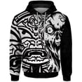 thumbnail image 4 of Tops de moda de otoño para hombre Novedades en sudaderas y sudaderas Sudadera con capucha con estampado de monstruo gótico Sudadera con capucha informal holgada Ropa para hombre, 4 of 5