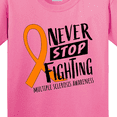 thumbnail image 4 of Inktastic Never Stop Fighting Multiple Sclerosis Awareness Youth T-Shirt, 4 of 5