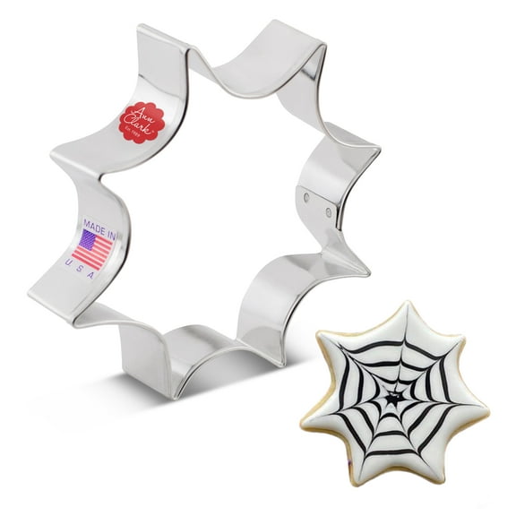 Ann Clark Spider Web Cookie Cutter 4.25", Made in USA
