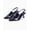 dark blue, variant on Women pointed-toe sandals with ankle straps and buckles