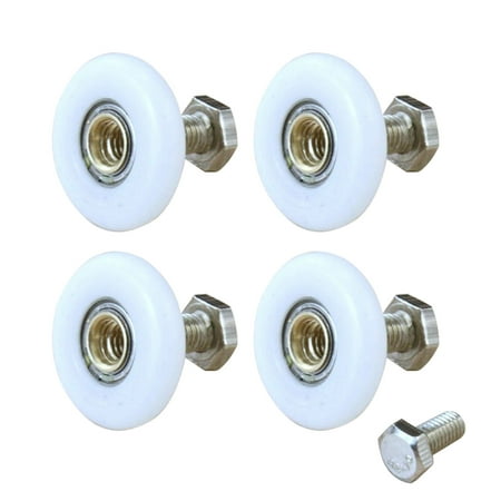 

4pcs For Bathroom With Screw Sliding Shower Door Roller Universal Practical