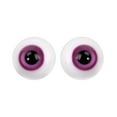 thumbnail image 4 of 2 Pies de Ojos de Muñeca de Vidrio, Accesorios de Ojos Móviles de 6 Mm, Movibles para Hacer Muñeca Suministro de Escultura DIY , púrpura Estilo B-Púrpura CUTICAT mover los ojos, 4 of 8