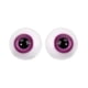 thumbnail image 4 of 2 ojos móviles grandes para muñecas (6 mm) para manualidades y manualidades. Estilo B-Púrpura, 4 of 5