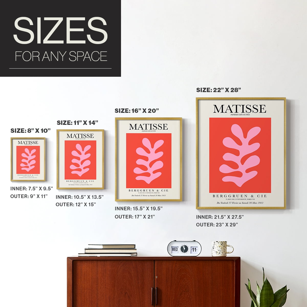 Matisse XCIV Framed Print - Solid Wood
