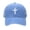Light blue, variant on LSONABXA Blackish Green Baseball Caps for Women Men's Washed Cotton Embroidered Baseball Cap Adjustable Dad Hat For Independence Day & Casual Wear Baseball Caps for Women