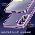 thumbnail image 4 of JETech Case for Samsung Galaxy S24+ / S24 Plus 5G, Non-Yellowing Shockproof Bumper Protective Phone Cover, Anti-Scratch Hard PC Back (Purple), 4 of 6