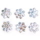 thumbnail image 2 of 300 piezas de confeti de copos de nieve, accesorio decorativo navideño, adorno navideño de copos de nieve (confeti de copos de nieve AB plateado de 25 mm), 2 of 8