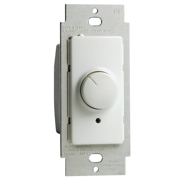 Leviton 101RPI061LZ IllumaTech™ Rotary Incandescent Dimmer Walmart